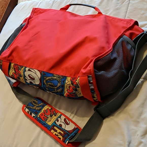 Land's End comic print messenger bag - Picture 3 of 4